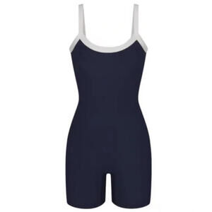 Skims Soft Lounge Bodysuit Navy Multi, 2X